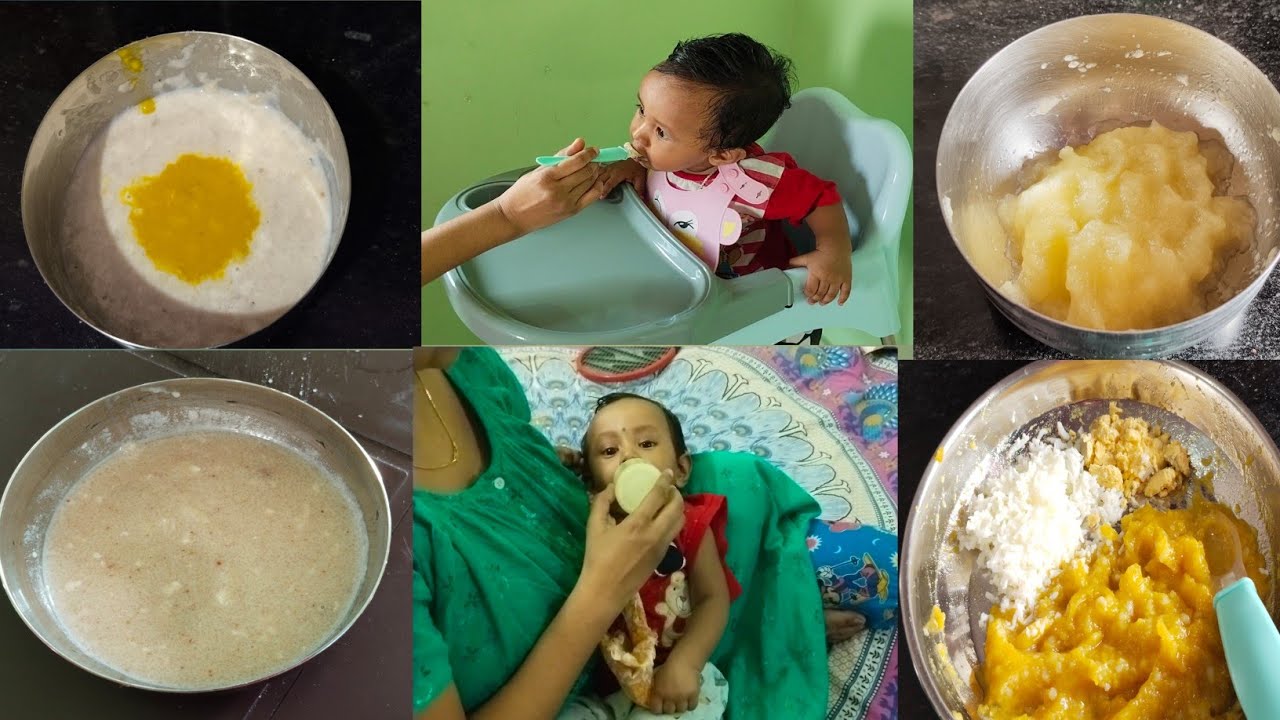 আমি আমার 10 মাসের ছেলেকে সারাদিন কি কি খাবার দি// 10 month baby diet