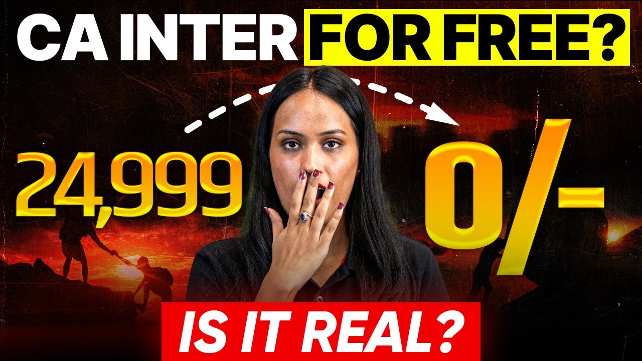 CA Inter Sep 2026/Jan 2027 Preparation is Completely FREE? Ft. Shivani Sharma