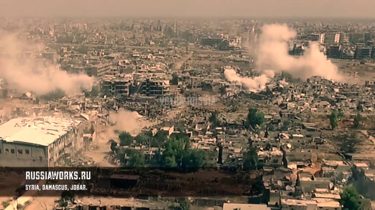 Syrian War in 4K Drone Footage Syria Iraq
