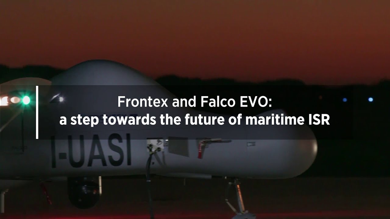 Falco EVO tactical remotely-piloted aerial system for Frontex Maritime Surveillance