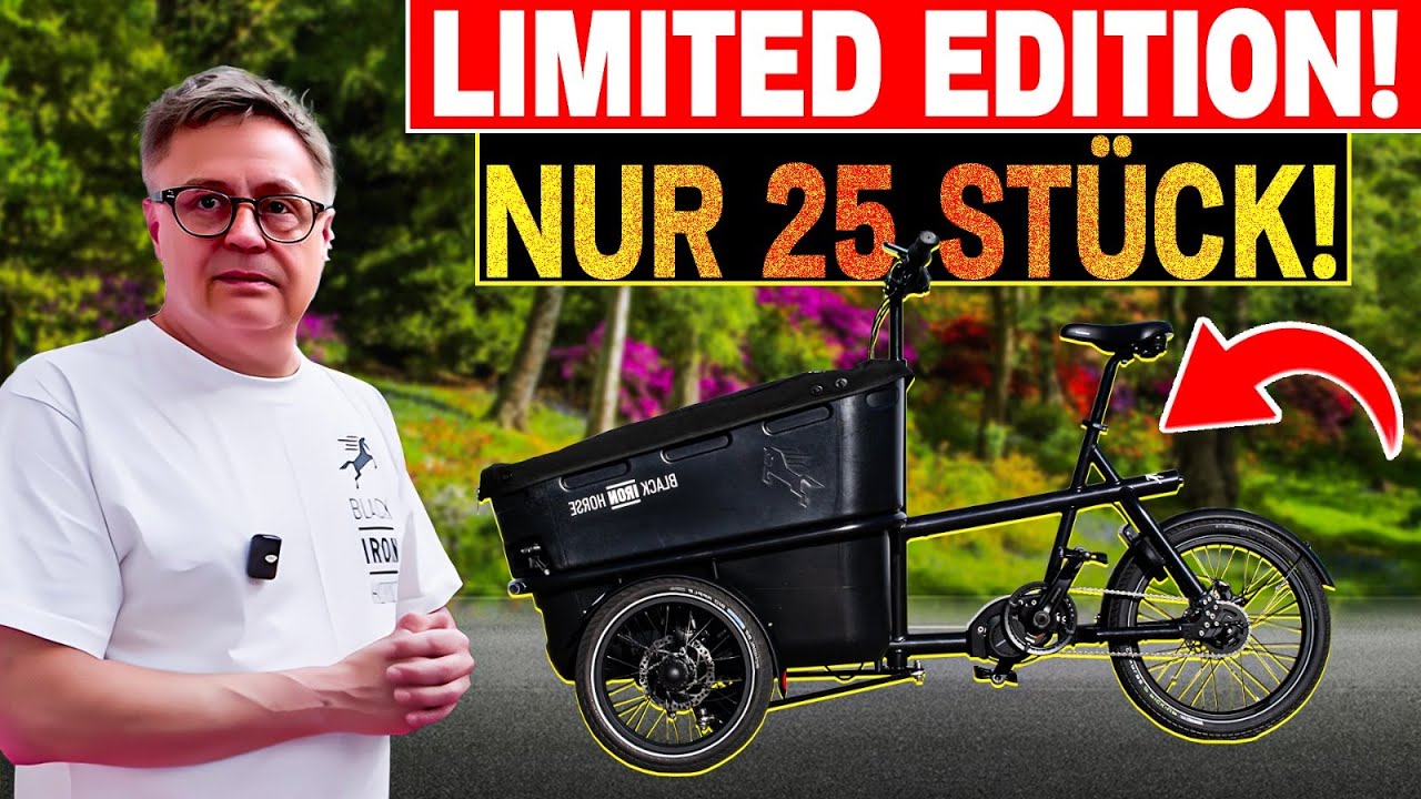 E-Bike Black Iron Horse Ibex: Dieses Cargo-Bike hat ein Geheimnis…
