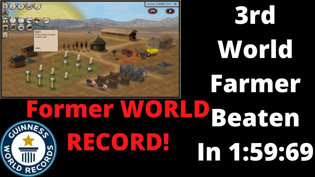 Former World Record: 3rd World Farmer Beaten In 1:59:79