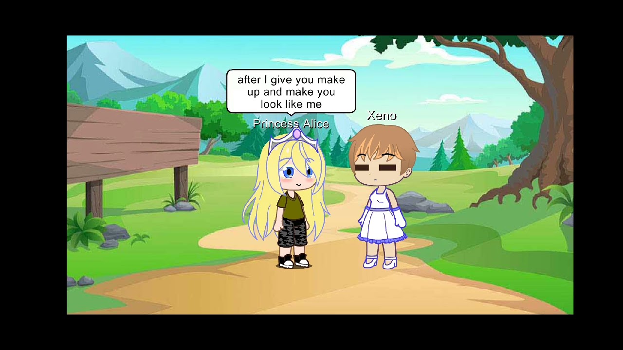 Gacha life princess swap clothes with xeno to escape from Prince