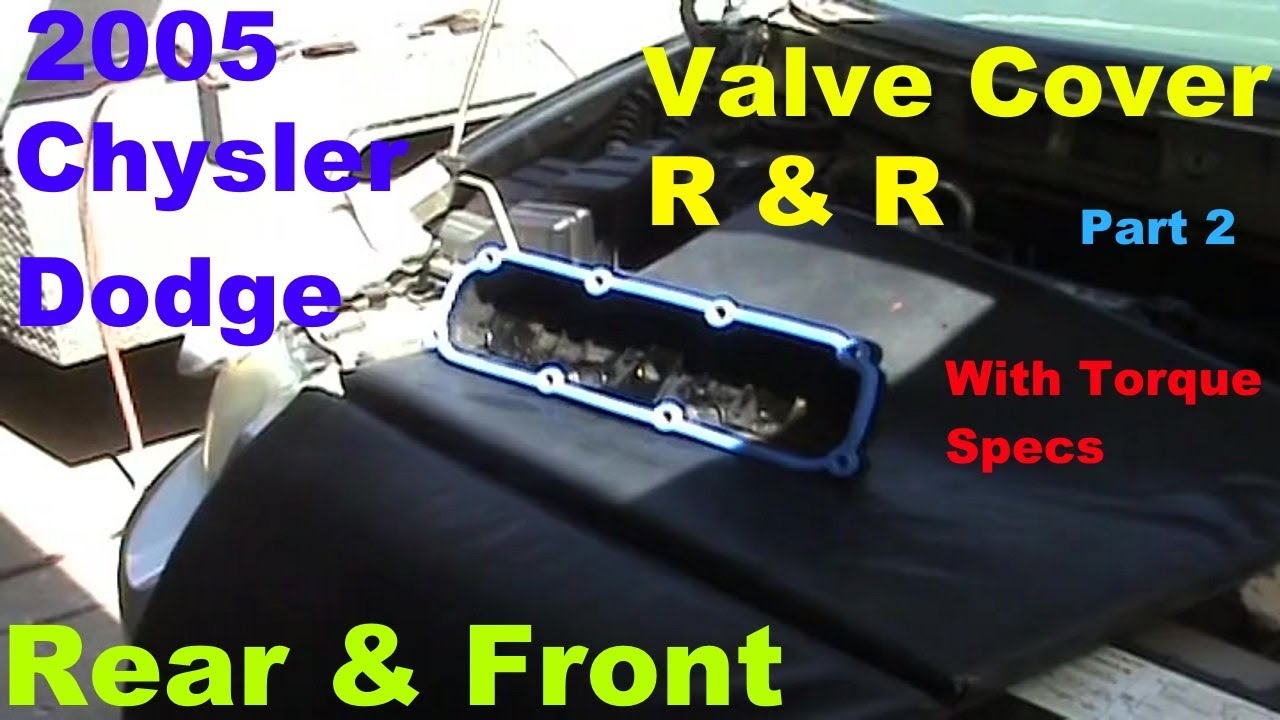 2005 Chysler Town & Country 3.8L 3.3L Valve Cover Replacement Part 2