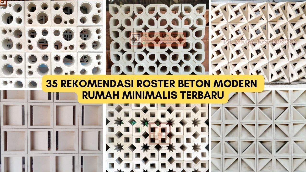 35 Rekomendasi Roster Beton Modern Rumah Minimalis Terbaru