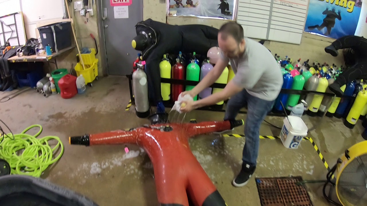 Drysuit Repairs at Dive Right In Scuba