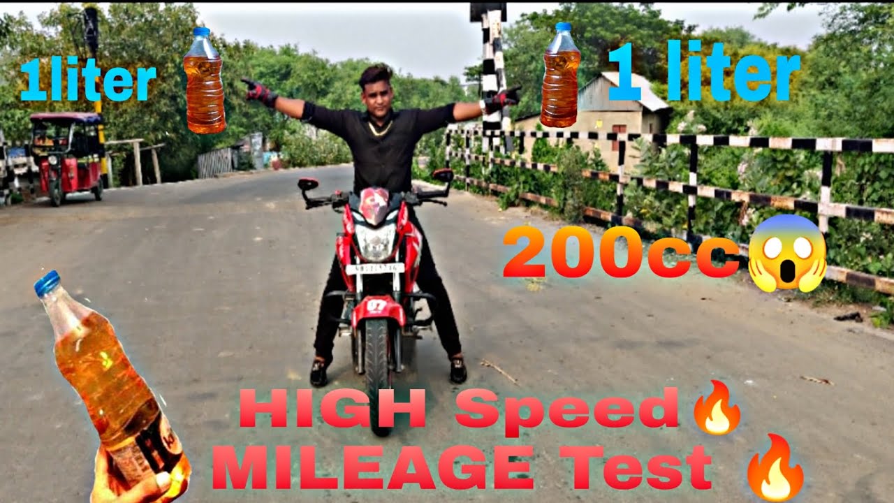 New 2024 Xtreme 200R High Speed😱 Mileage : test | Hero Xtreme 200R😱 1L Mileage |#viralvideo