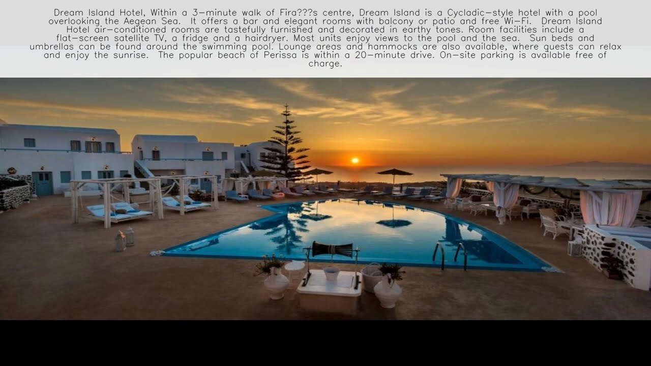 Dream Island Hotel Santorini - Greece ⭐️⭐️⭐️⭐️⭐️ 👇 Check Prices in Description 👇