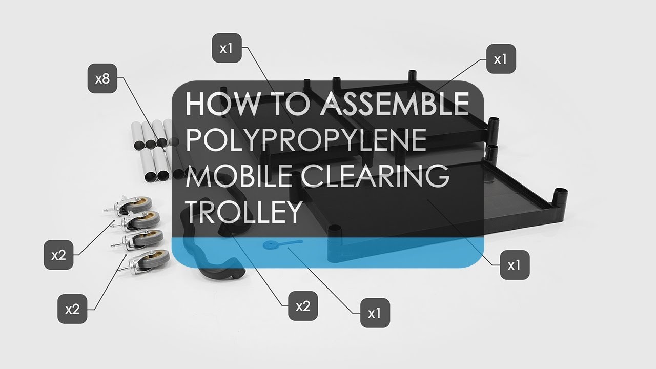 How To Assemble Vogue Mobile Catering Trolley