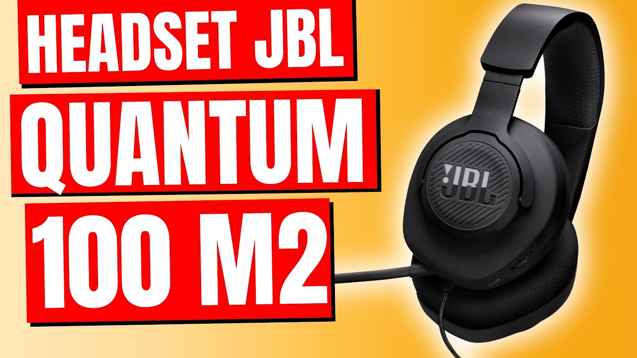 Headset JBL Quantum 100 M2! Headset Baratinho da JBL! Unboxing e primeiras impressões