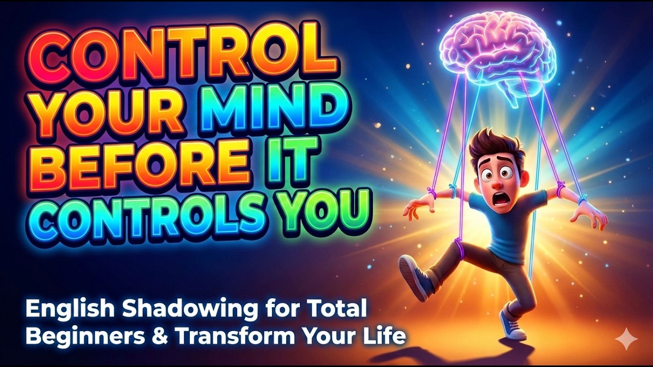 Control Your Mind Before It Controls You || English Shadowing for Total Beginners