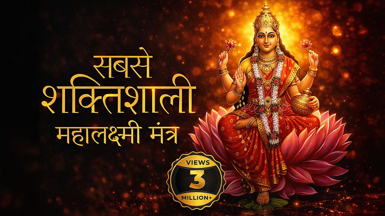 लक्ष्मी माता का सरल और प्रभावशाली मंत्र | Full Mantra | Om Shri Mahalakshmiyei Namah