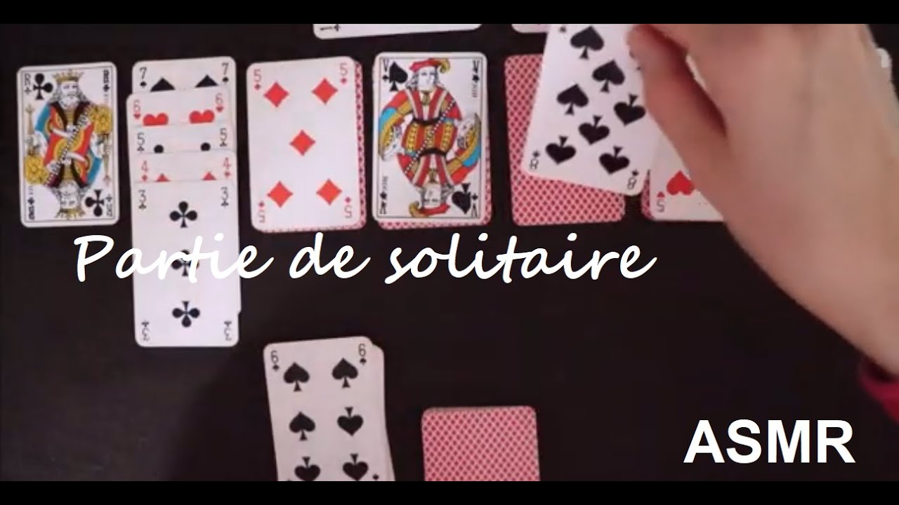 ASMR français - Jeu de solitaire