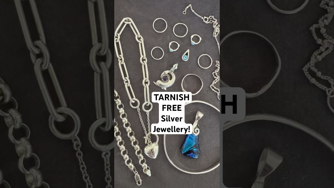Cleaning silver jewellery! How to clean sterling silver jewellery fast & simple #silver #jewellery