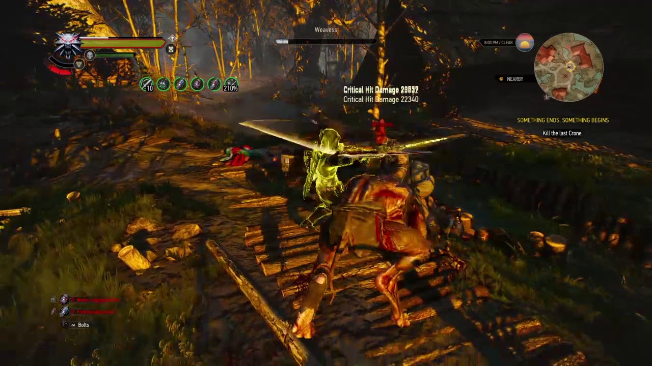 The Witcher 3: Wild Hunt Weavess spin 2 win
