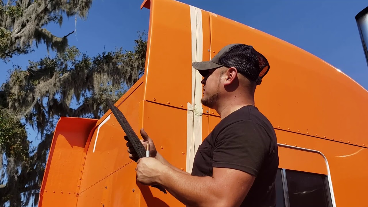 Еще немного работы над оранжевым Peterbilt!!