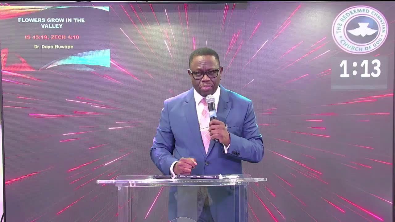 RCCG HOUSE OF FAVOR | SUNDAY SERVICE | FLOWERS GROW IN THE VALLEY |