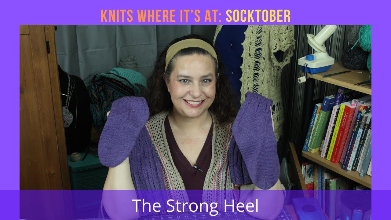 Knit Socks: Strong Heel #knitting #howto #sockknitting