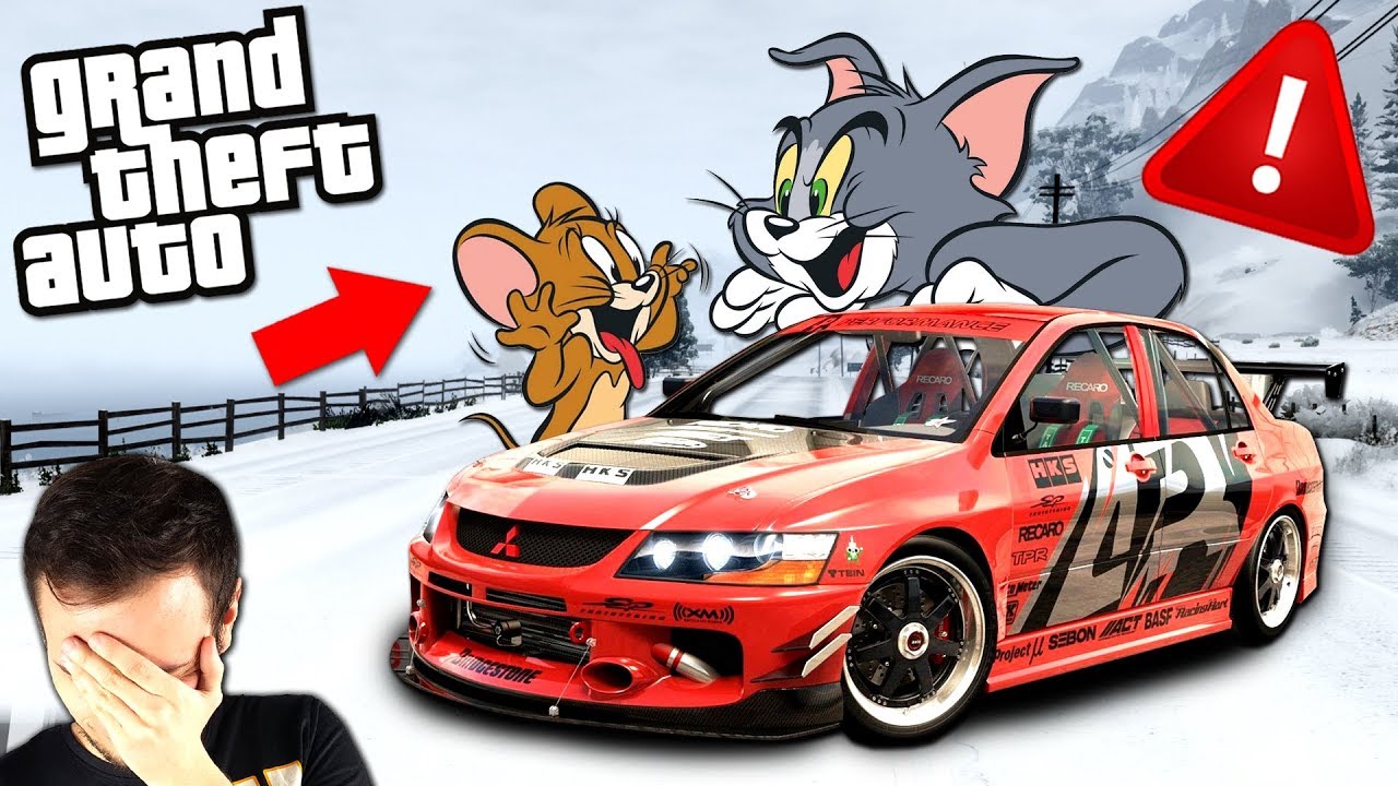 Farsa URIASA! Tom si Jerry vs Evo Lancer ! Real Life