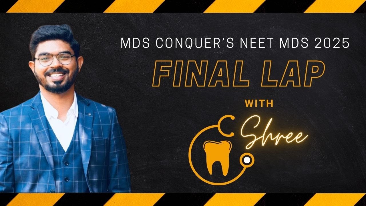 NEET MDS 2025 || FINAL LAP OF MDSCONQUER || PREFECT SCHEDULE