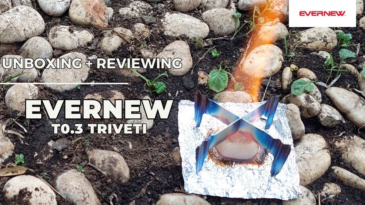 EVERNEW T0.3 triveTi SOLID FUEL STOVE | KOMPOR TITANIUM PARAFIN BAHAN BAKAR PADAT | ULキャンプ道具 | エバニュー