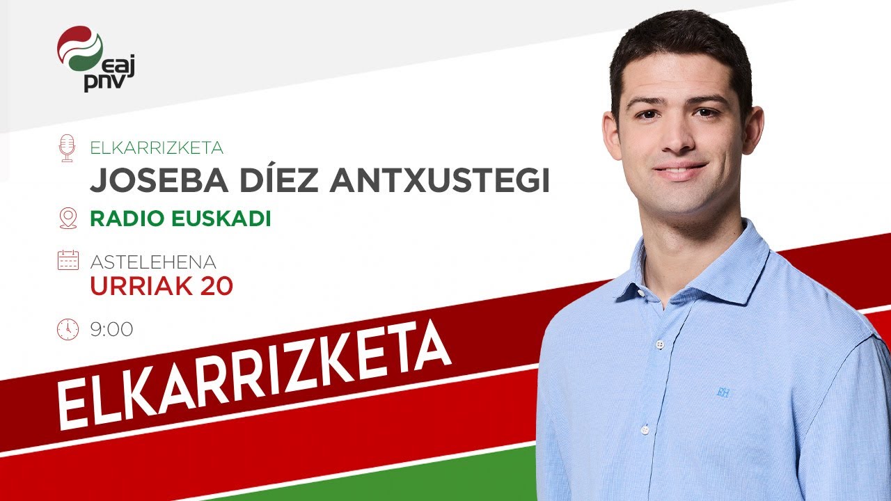 Joseba D&iacute;ez Antxustegiri elkarrizketa Radio Euskadin.