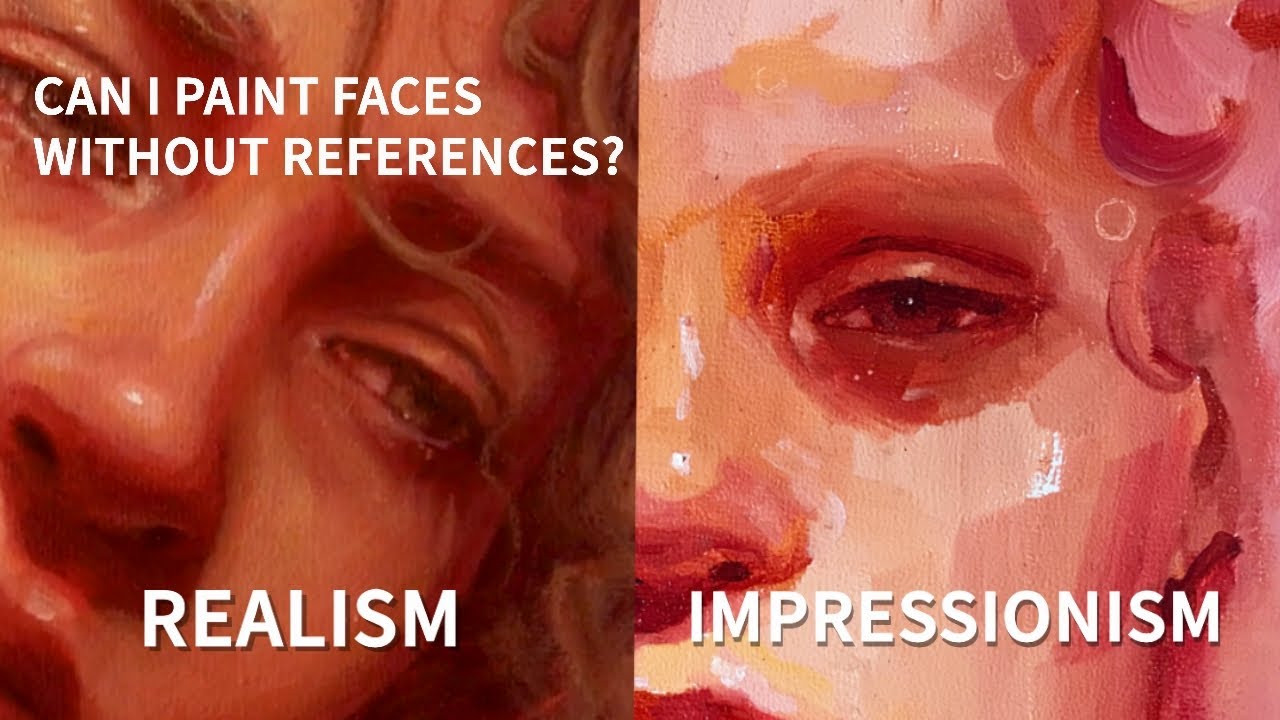 PAINTING PORTRAITS WITHOUT A REFERENCE (with voiceover!)