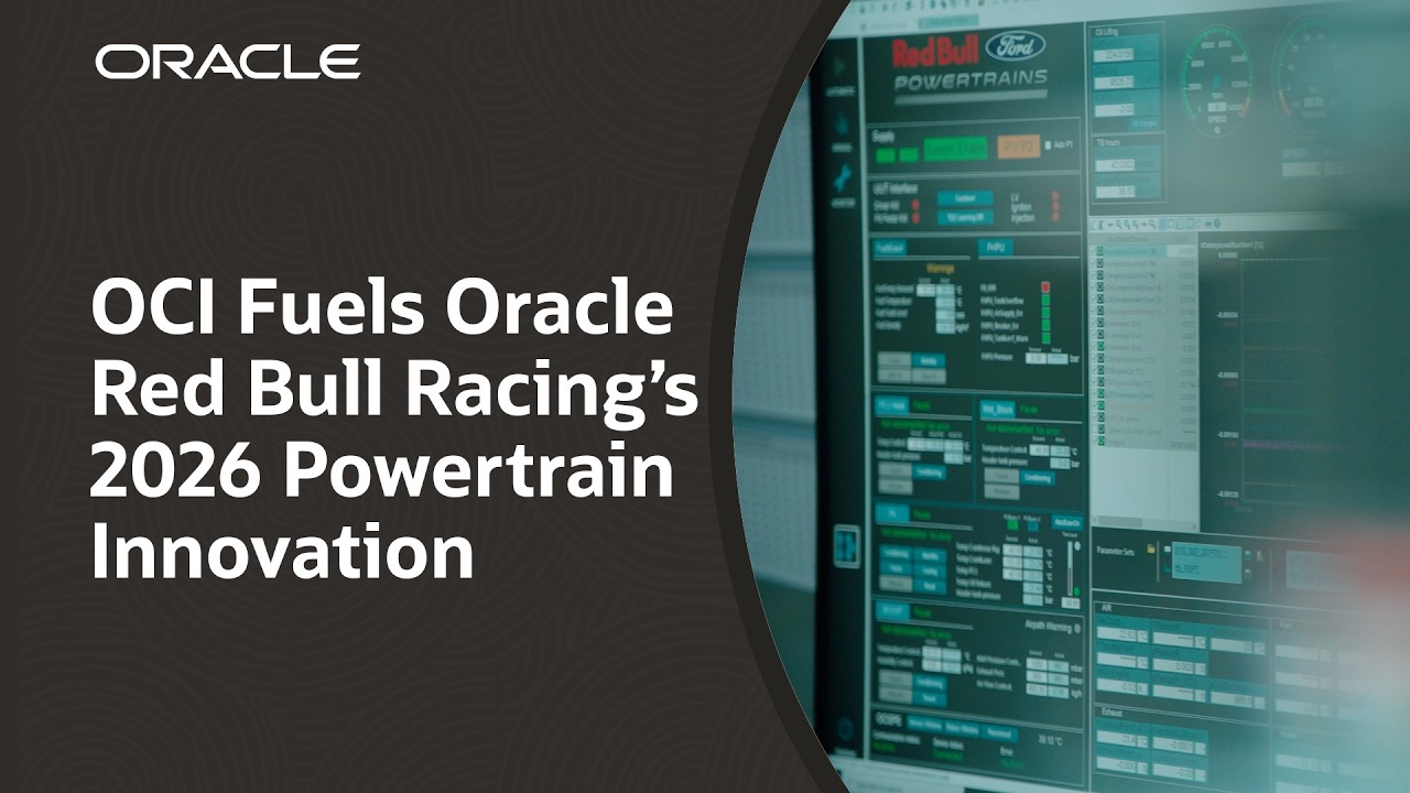 Utilizing OCI to Develop Oracle Red Bull Racing’s 2026 Powertrain Unit