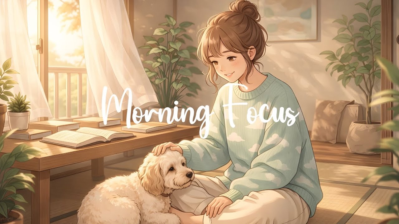Morning Focus ☀️ Soft Music for Calm Productivity
