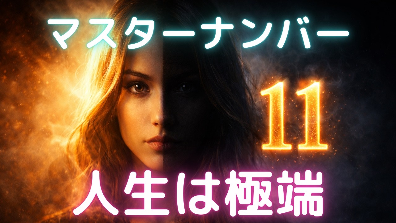 マスターナンバーの人生は極端#マスターナンバー11#数秘術#カバラ数秘術#スピリチュアル#占いザッキー