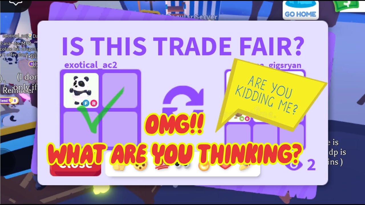 🙄 BRO ACCEPT FAST! 😵 I WOULD HAVE OFFERED WAY MORE FOR GIANT PANDA 😭 Adopt Me - Roblox