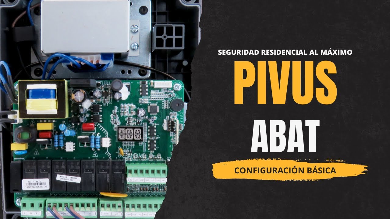 Motor Abatible ABAT400/600 ⚙️ | Configuración Básica Paso a Paso
