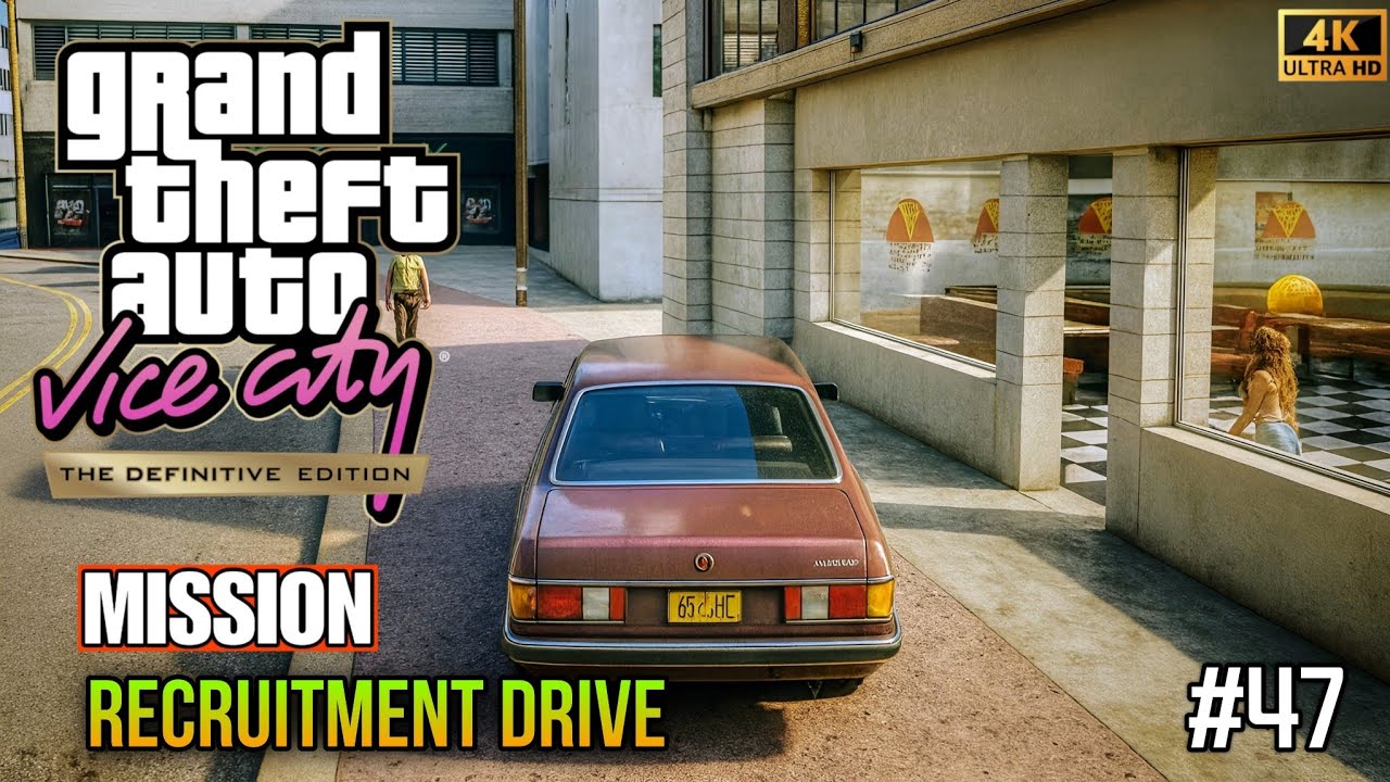 GTA Vice City Definitive Edition – Recruitment Drive | Ultra Realistic 4K | No Commentary 🎮