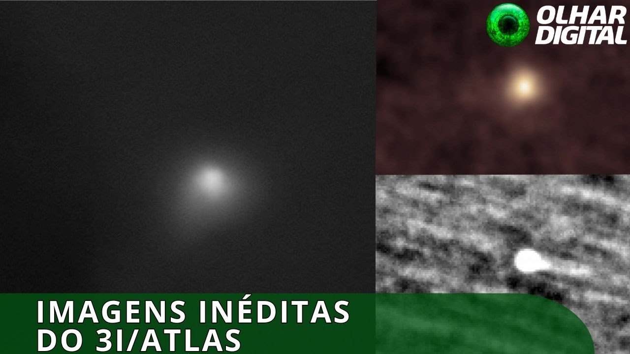 NASA apresenta imagens inéditas do cometa 3I/ATLAS; veja!