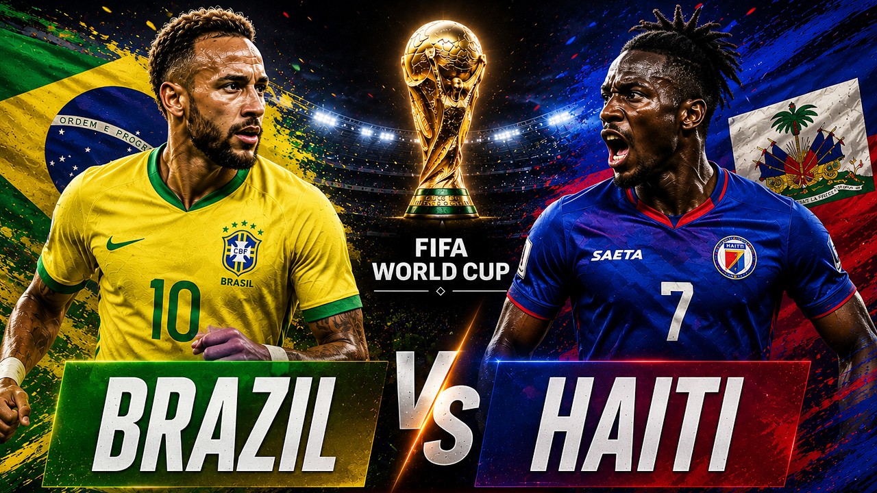 Brazil vs Haiti LIVE | FIFA World Cup 2026 LIVE | Brazil vs Haiti LIVESCORE | Neymar | Vinicius Jr