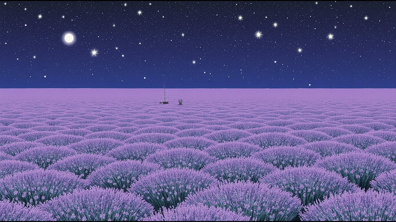 Lavender Night Sky ✨ Chill Lofi Beats for Dreamy Sleep