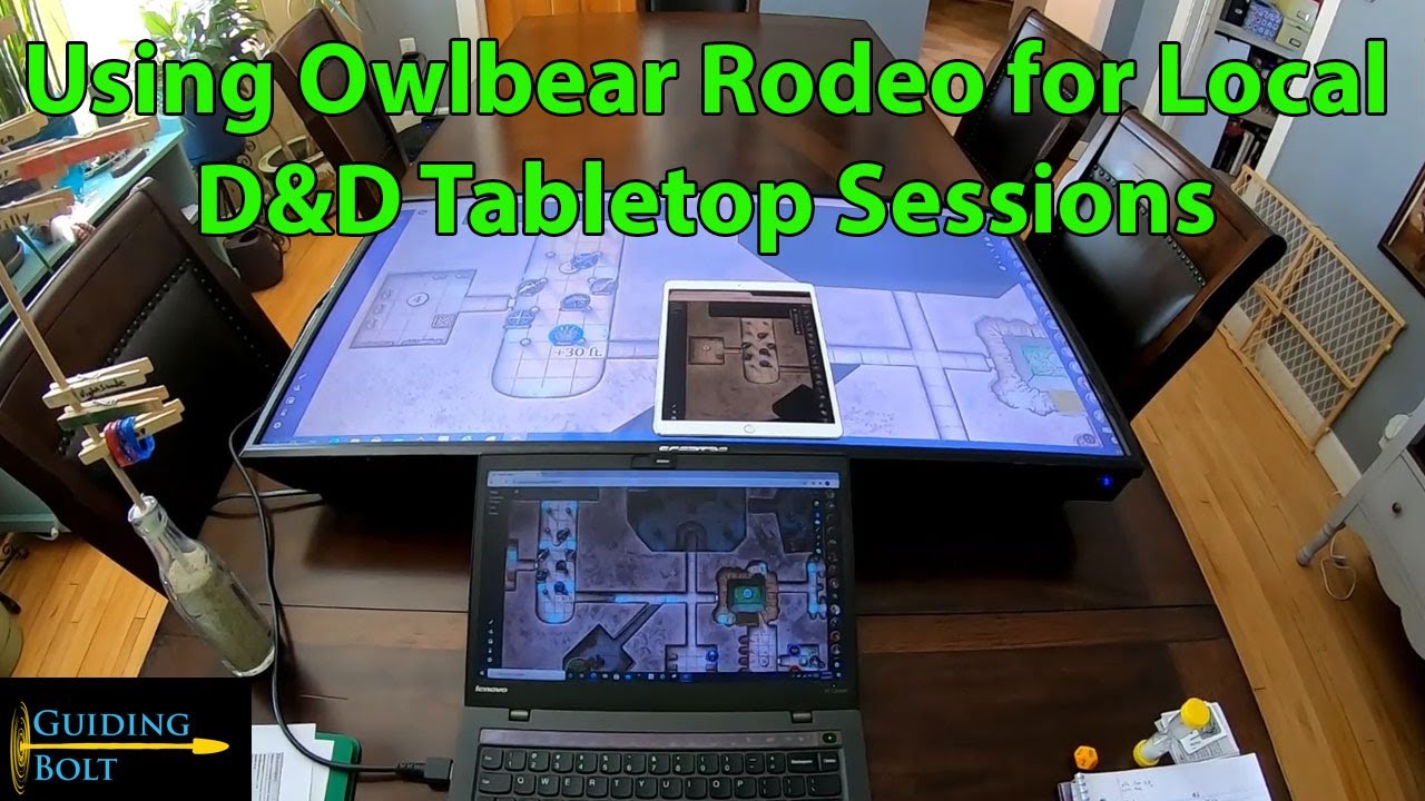 Использование Owlbear Rodeo для локальных настольных сессий D&D