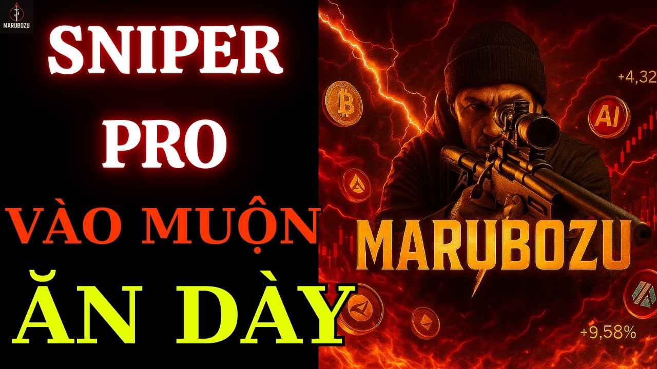 Mô Hình SNIPER Bí Mật – Vào Lệnh Muộn Nhưng Ăn Trọn Sóng (1:10 R:R)  |Marubozu