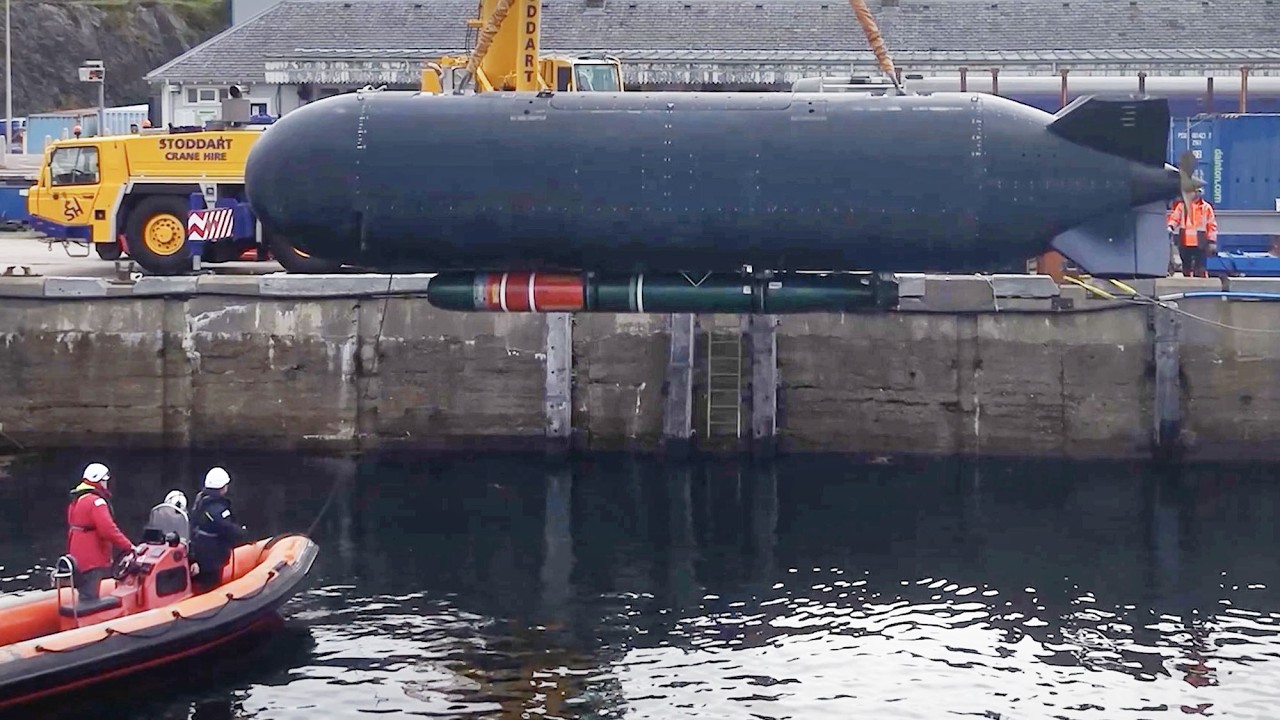 Royal Navy&rsquo;s autonomous submarine fires Mk 48 heavyweight torpedo in AUKUS trial