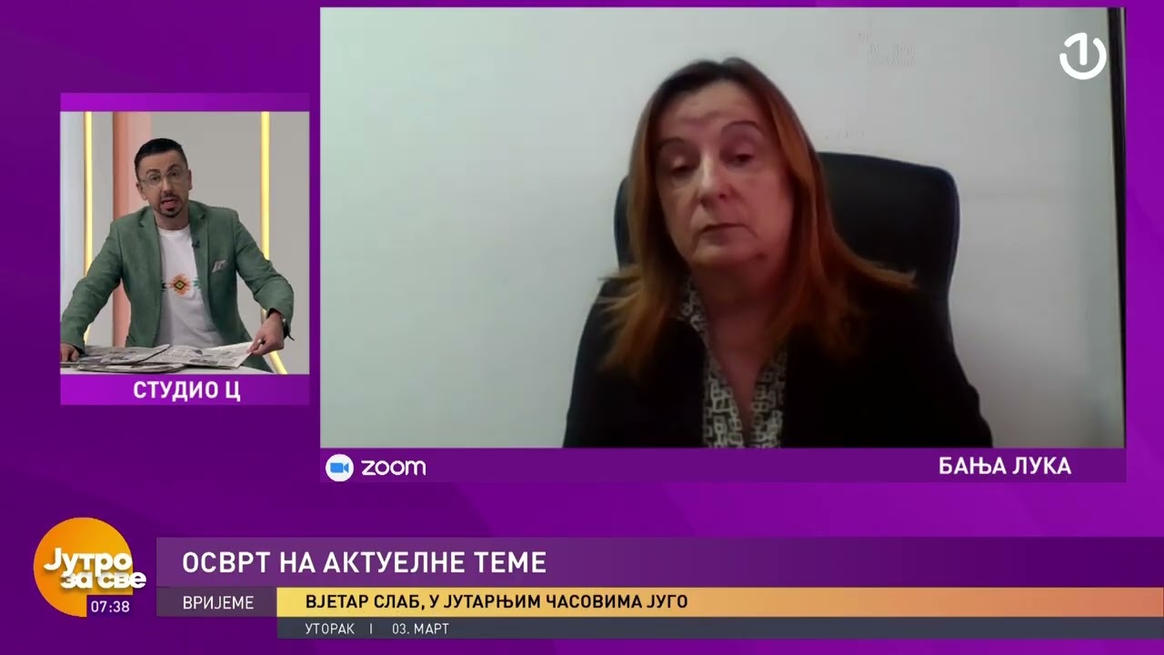 Jutro za sve: TanjaTopić, politička analitičarka