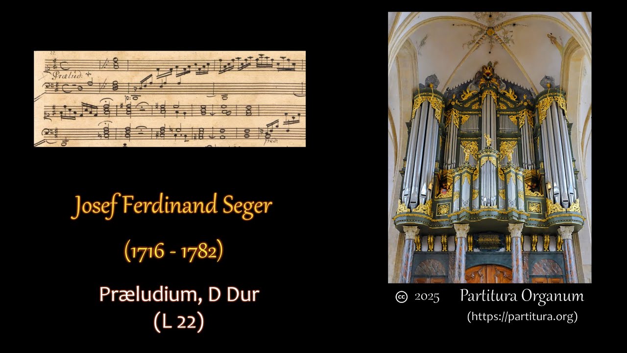 Josef Ferdinand Norbert Seger, Præludium, D Dur (L 22)