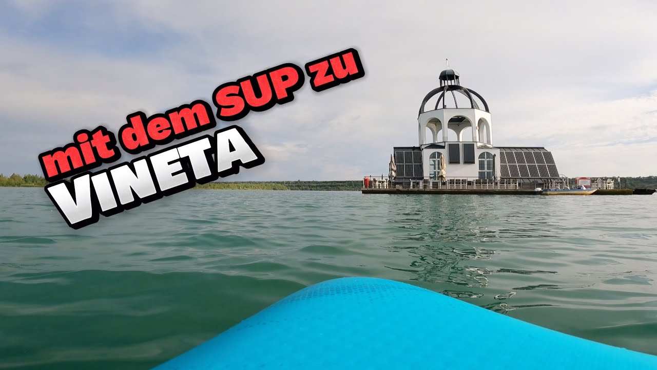 SUP Tour auf dem Störmthaler See bei Leipzig | von Lagovida über Vineta zur Markkleeberger Schleuse