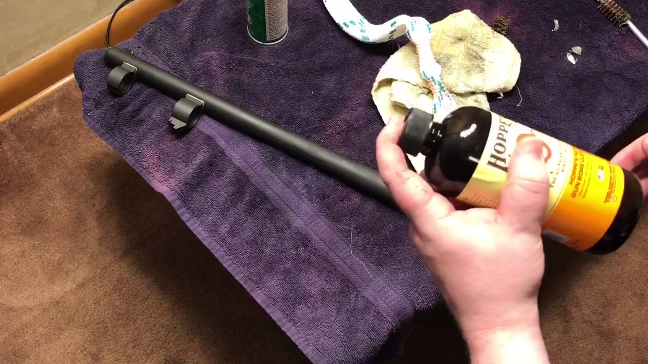 HOPPES 9 vs BALLISTOL on a fouled up shotgun barrel