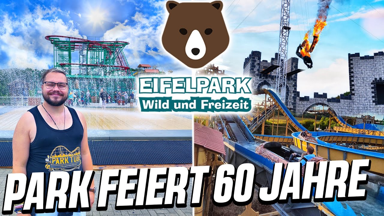 EIFELPARK JUBILÄUMS Vlog 2024 - Freizeitpark wird 60 Jahre | Eifelpark Gondorf