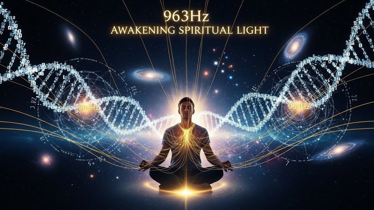 963Hz Cosmic Light Meditation for Higher Frequency Awareness and Enlightenment