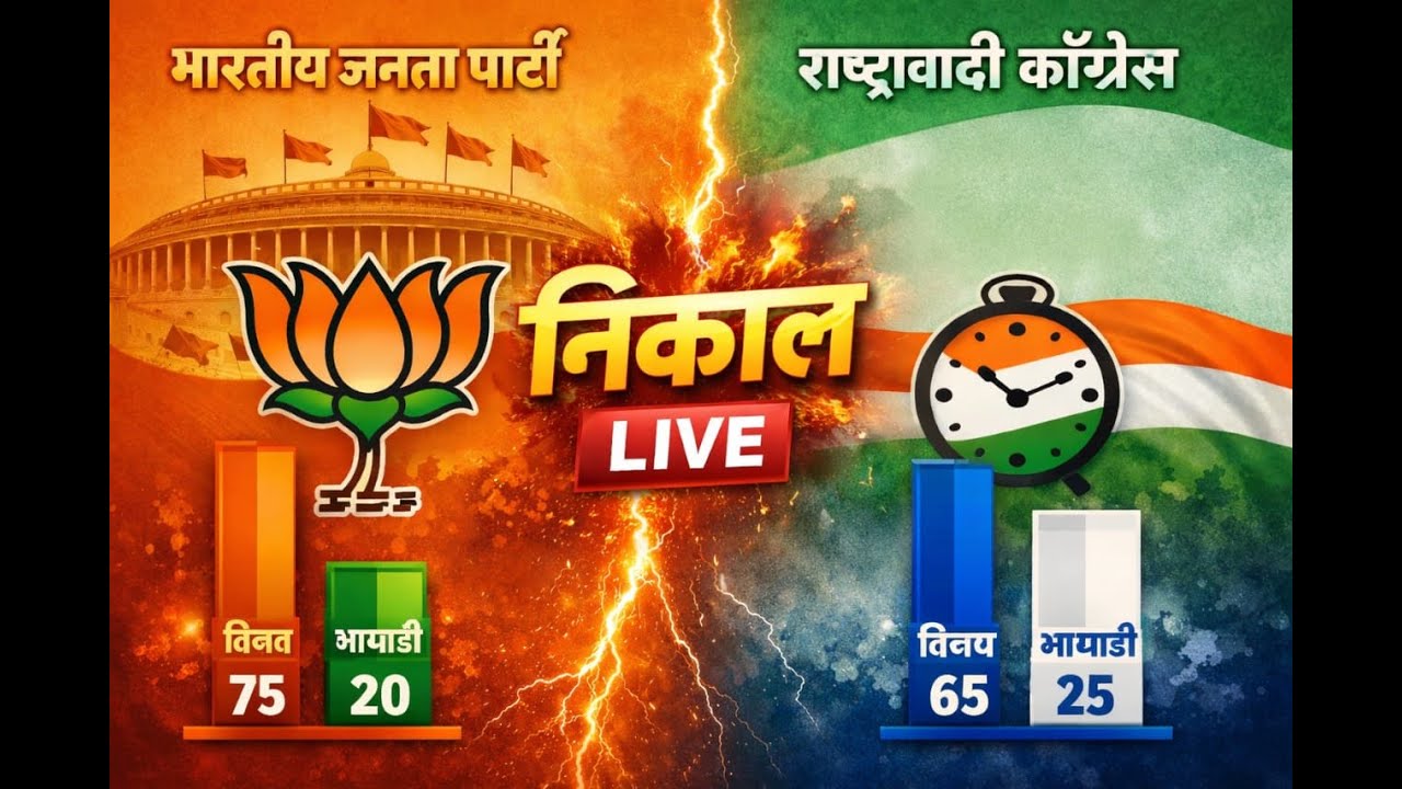 जिल्हा परिषद व मावळ पंचायत समिती सार्वत्रिक निवडणूक 2026 निकाल live