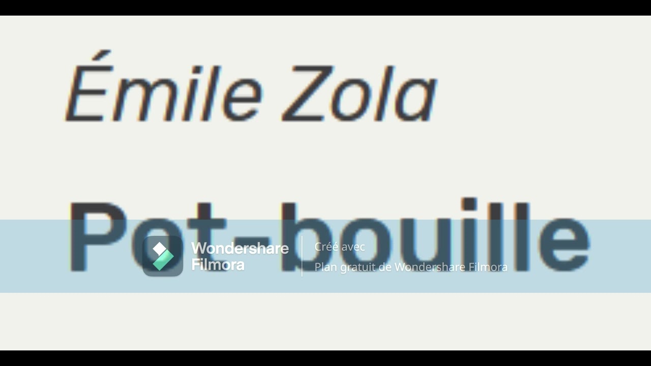 1. Pot Bouille, Emile Zola, livre audio, partie 1