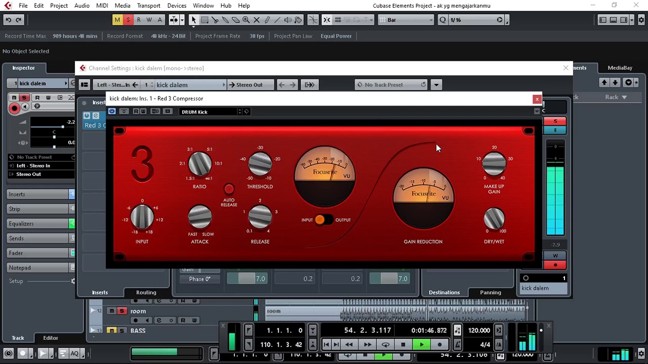 tips simple mixing drum virtual di cubase 9