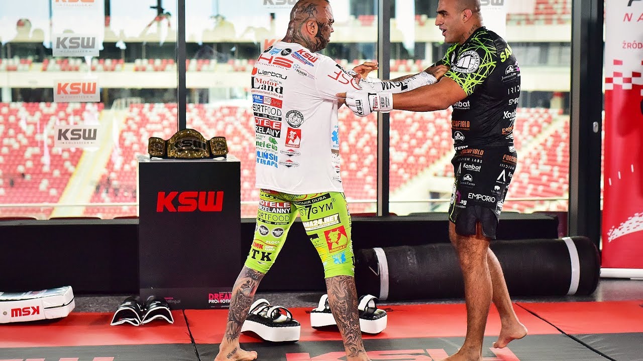 MEDIA TRENING PRZED KSW 39: FERNANDO RODRIGUES VS. MARCIN R&Oacute;ŻALSKI TWARZĄ W TWARZ