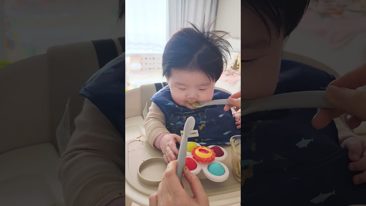 D+192 이유식18일차 당근을 먹었어요